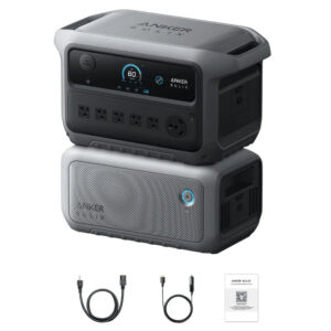 Anker B17831A1 C2000 Gen 2 Portable Power Station 2048Wh w/ Expansion Battery