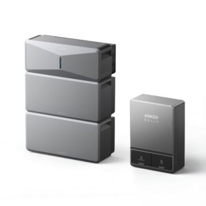 Anker B17E1149 E10 Manual Backup Kit | 12 kWh LiFePO4 Battery | 10-30 kW Turbo Output | Smart Grid & Storm-Guard