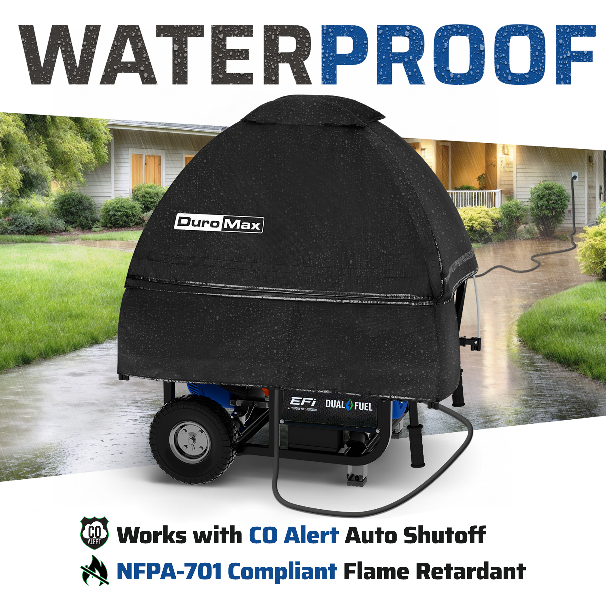DuroMax DMX-GTX Open Frame Generator Tent All Weather Cover Kit - Image 4