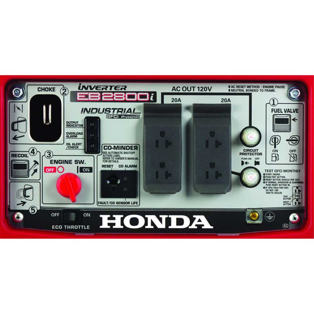 Honda EB2800IAN 2800W Portable Inverter Generator w/ CO-MINDER - Reconditioned - Image 6