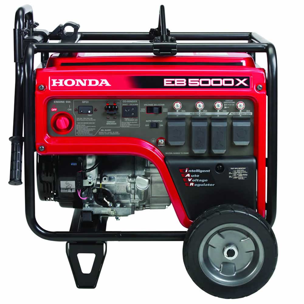 Honda EB5000XK3AN2 7,000 Peak Watt Gas Generator HD Frame w/ CO Minder - Image 2