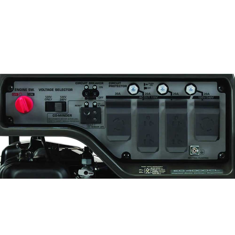 Honda EG4000CLAN-R 4,000 Watt Gas Generator w/ CO Minder - Reconditioned - Image 6