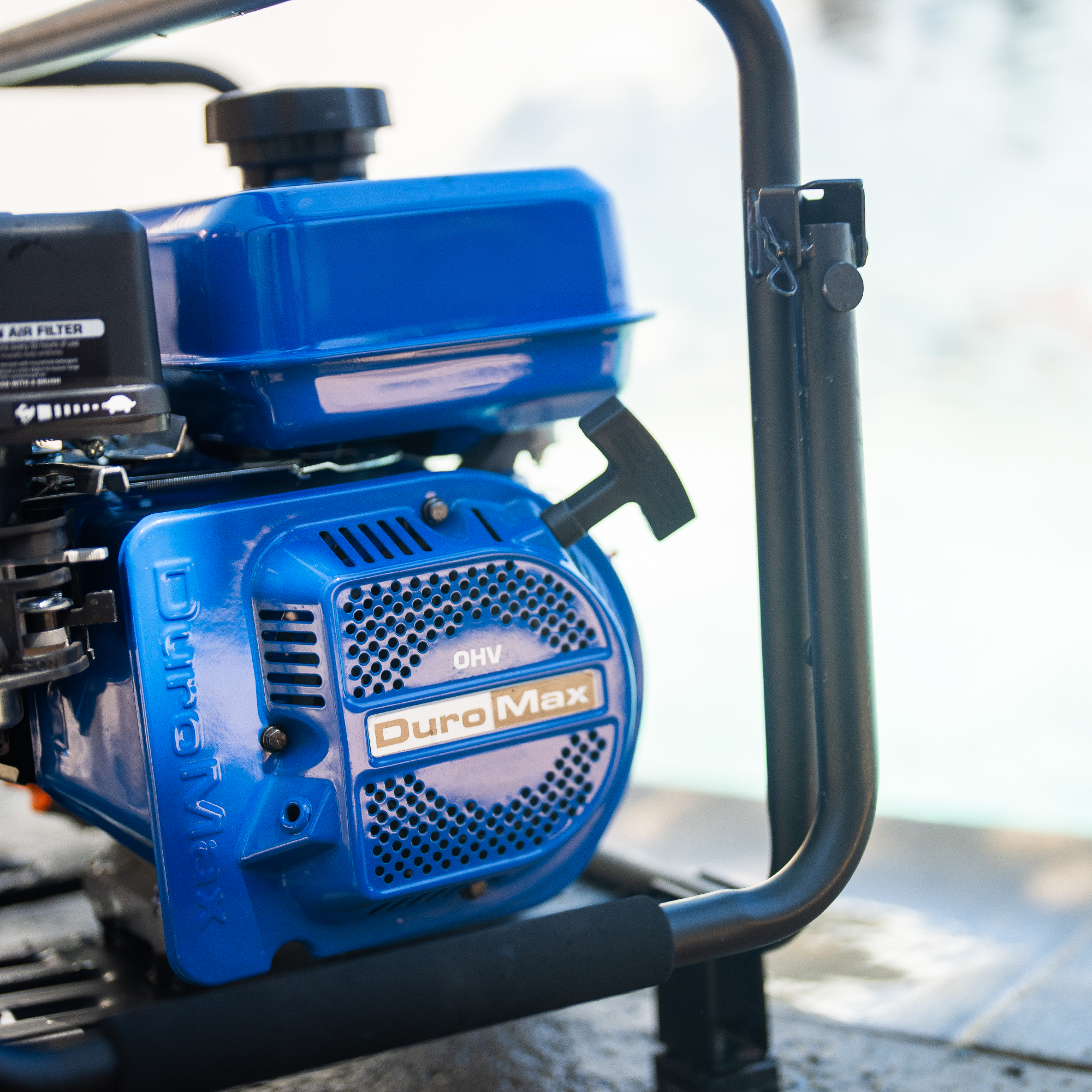 DuroMax XP16HPE 420cc 1" Recoil/Electric Start Horizontal Gas Powered Engine - Image 7