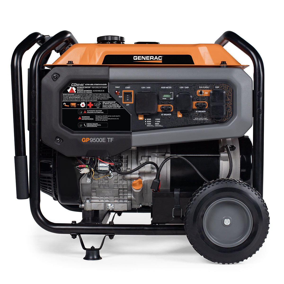 Generac 8061 GP Series 12,500W Tri-Fuel 50-State Portable Generator w/ COsense - Image 2