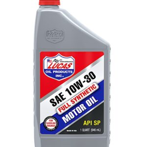 Lucas Oil 10050 Synthetic Motor Oil 1 Qt - SAE 10W-30 API SN Plus Performance