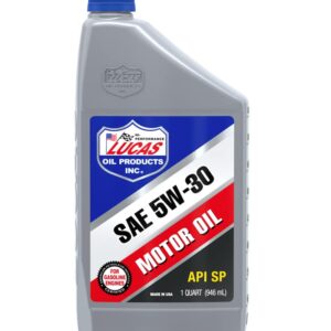 Lucas Oil 10474 Motor Oil 1 Qt - SAE 5W-30 API SP for Advanced Engine Care