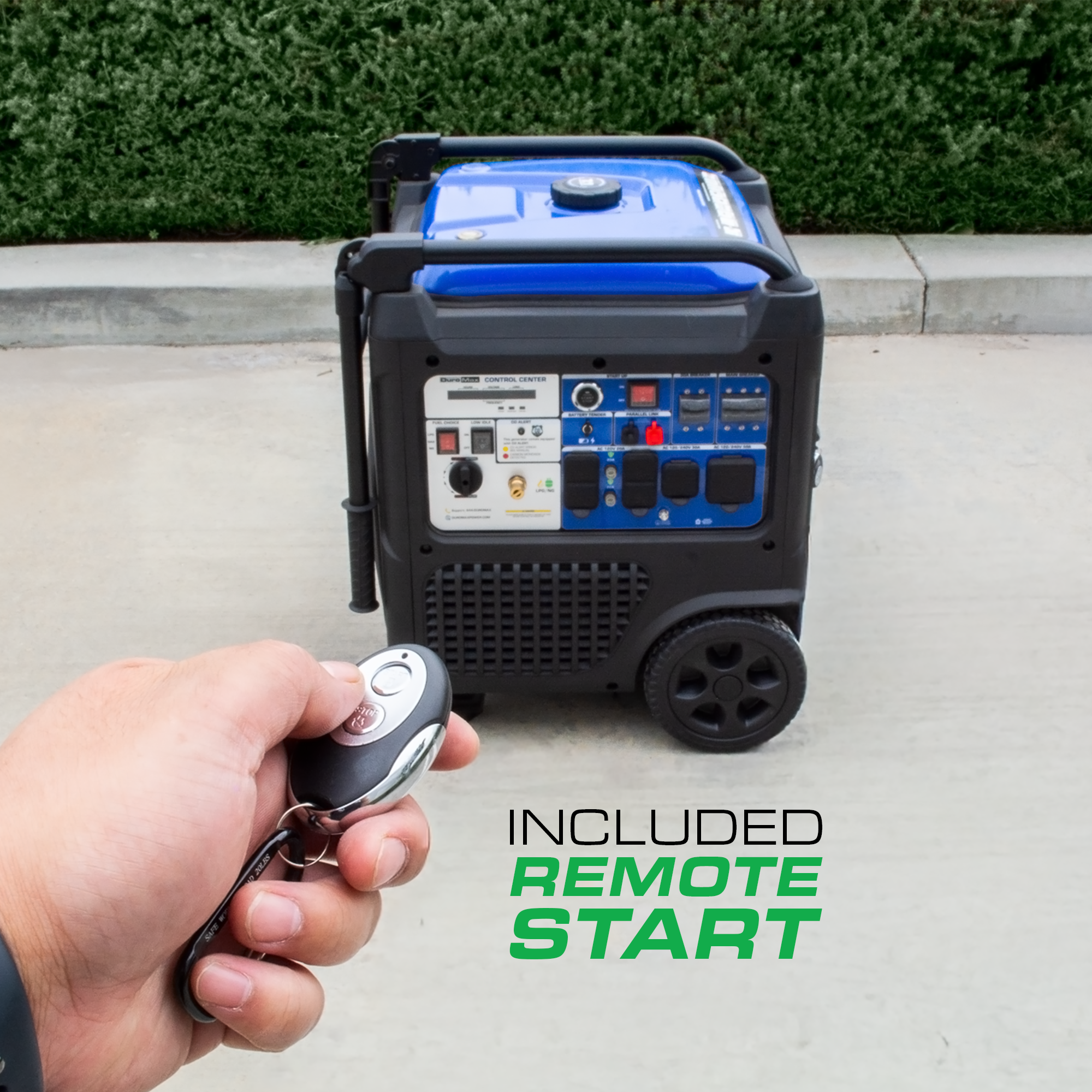 DuroMax XP9500iHT 9,500 Watt Portable Tri Fuel Inverter Generator - Quiet, Low THD - Image 7