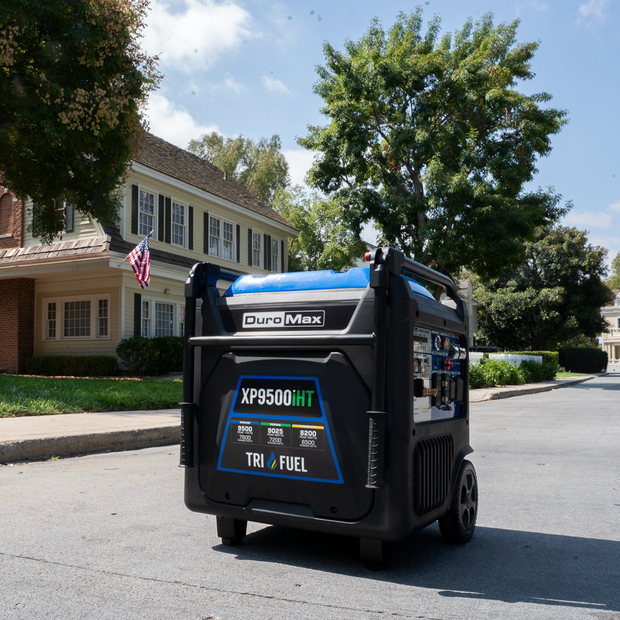 DuroMax XP9500iHT 9,500 Watt Portable Tri Fuel Inverter Generator - Quiet, Low THD - Image 16
