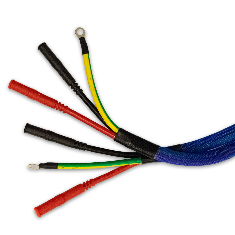 DuroMax XP5010PK 50 Amp 10 Foot Heavy Duty Braid Coated Inverter Generator Parallel Cables - Image 2
