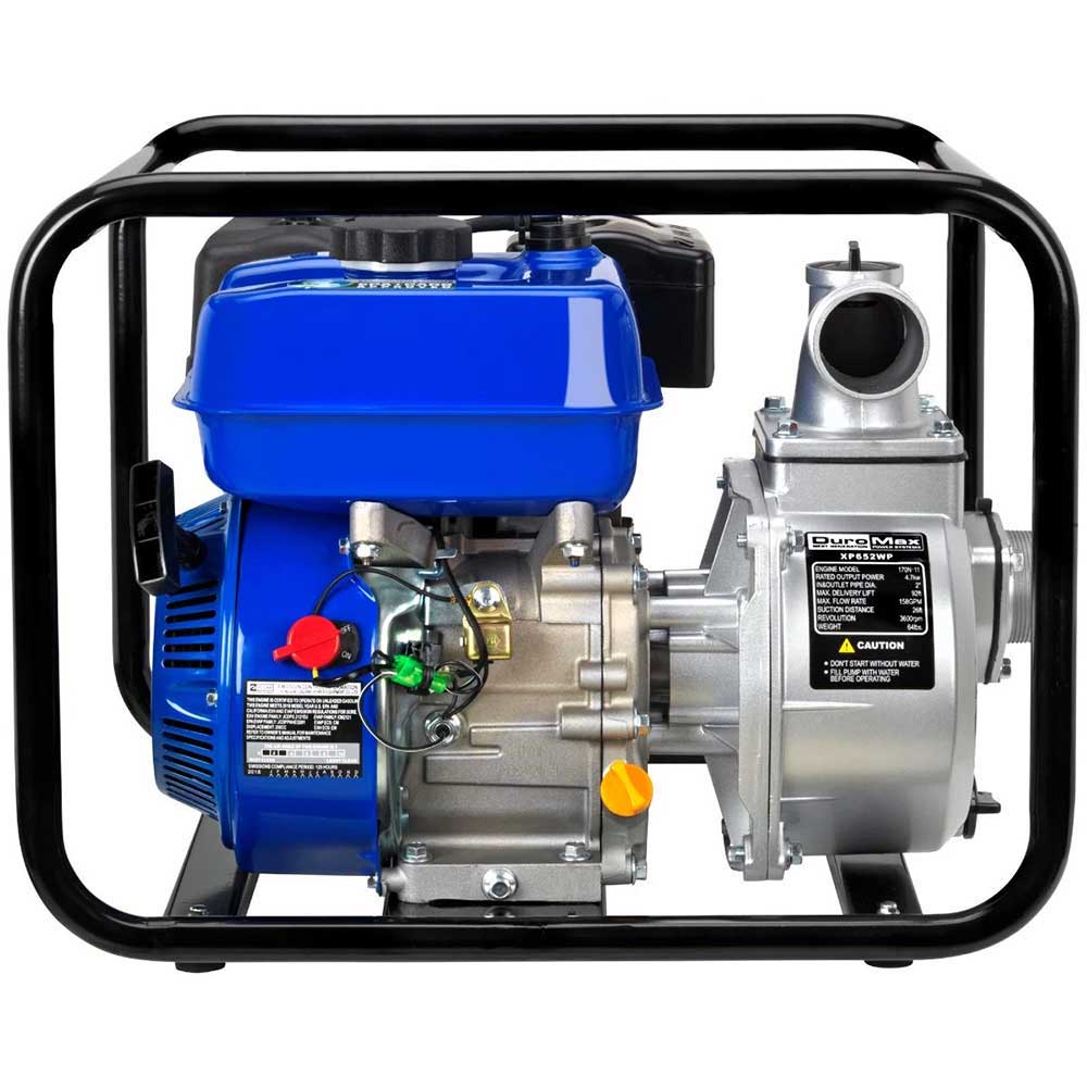DuroMax XP652WP-LHK 208cc 158 GPM 2" Gas Engine Water Pump Kit - Image 3