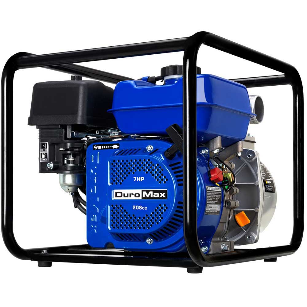DuroMax XP652WP-SHK 208cc 158 GPM 2" Gas Engine Water Pump Kit - Image 2