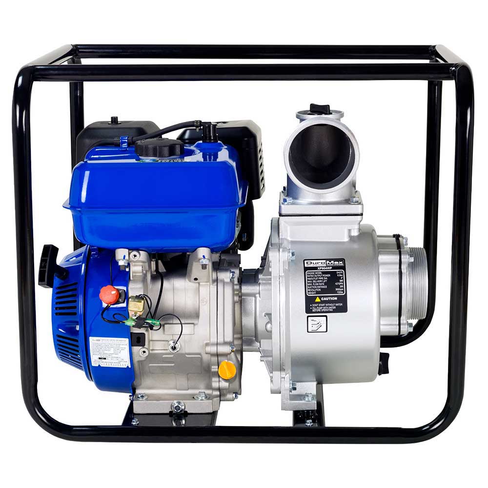 DuroMax XP904WP-LHK 270cc 427 CFM 4" Gas Engine Water Pump Kit - Image 4