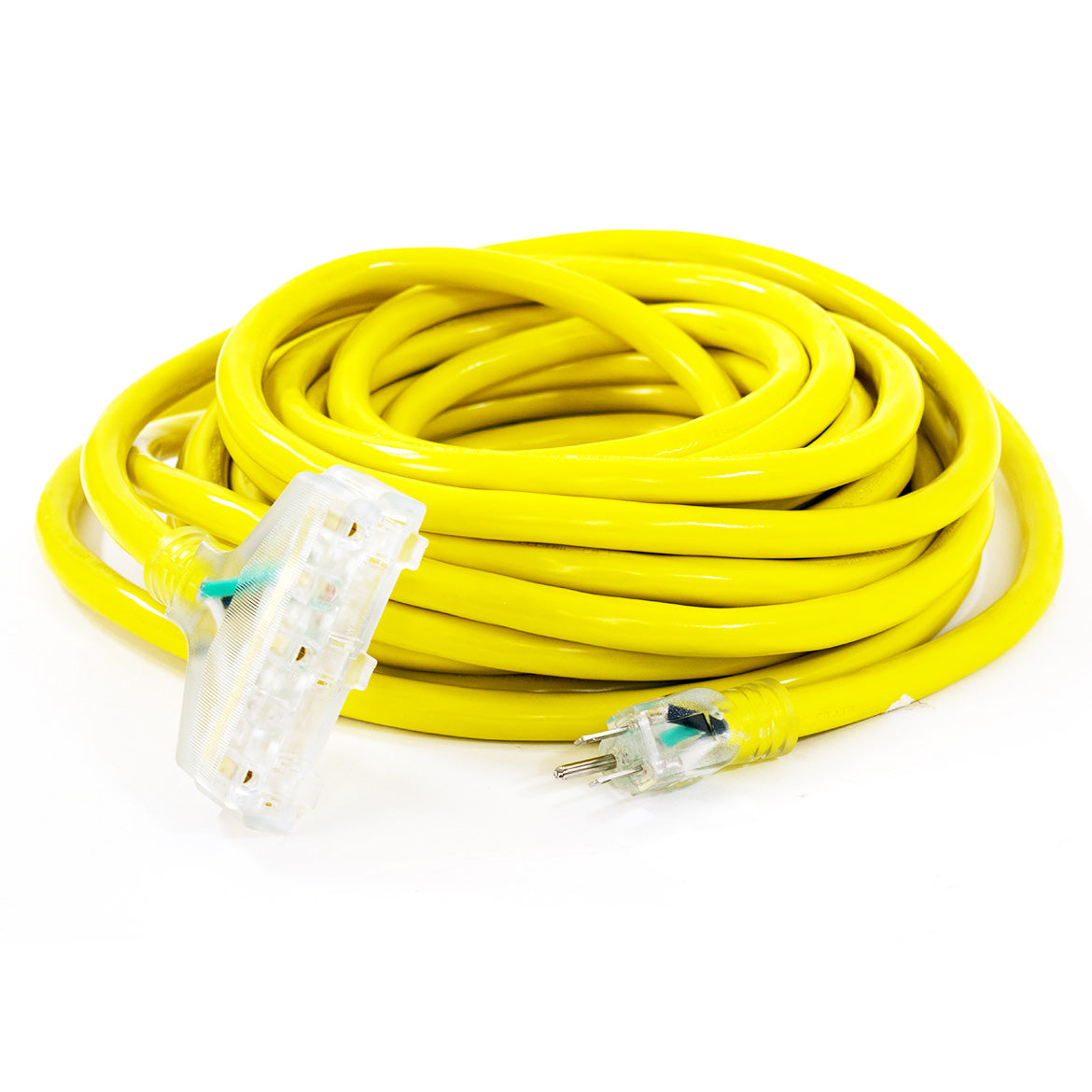 DuroMax XPC12025C 25-Foot 12 Gauge Triple Tap Extension Power Cord - Image 2