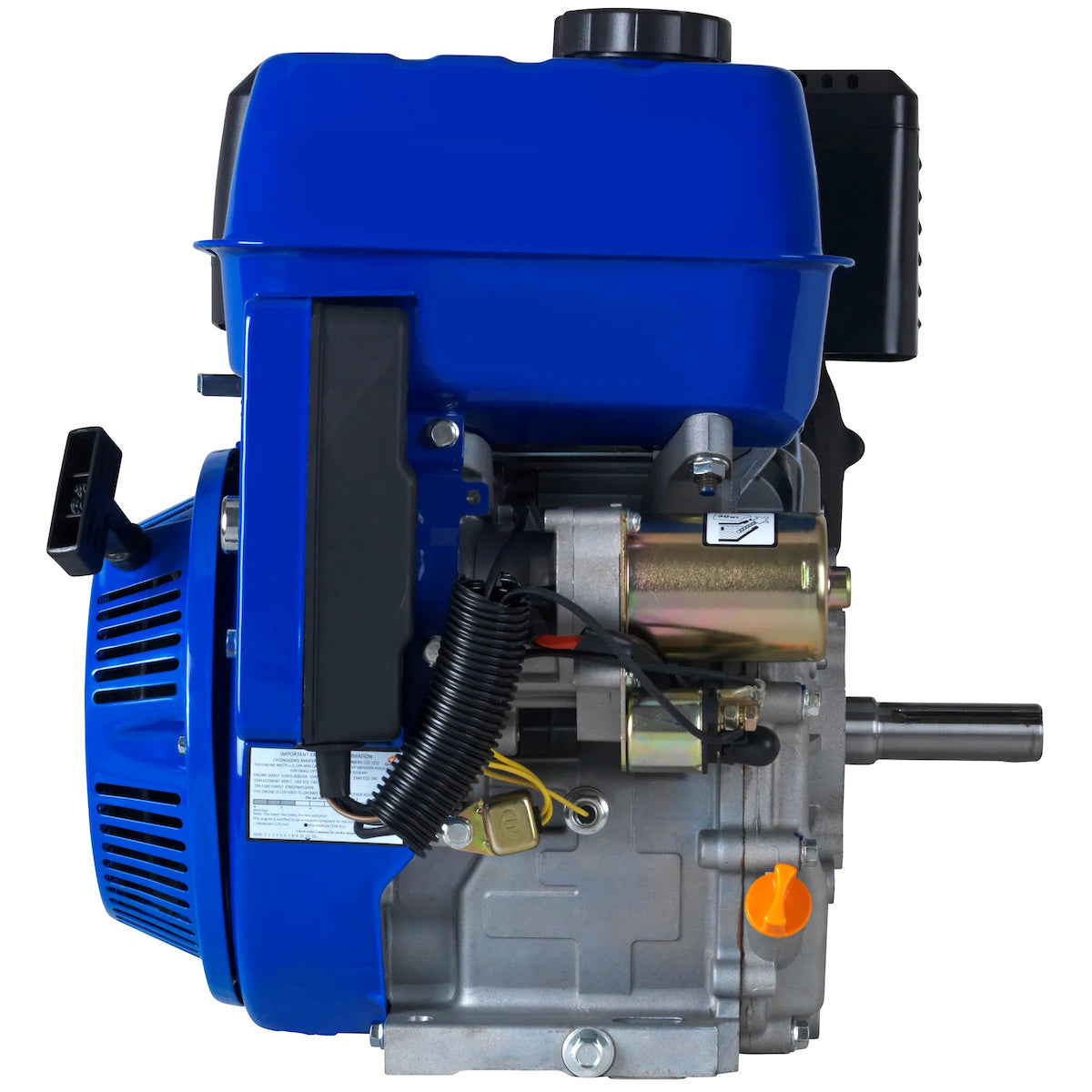 DuroMax XP16HPE 420cc 1" Recoil/Electric Start Horizontal Gas Powered Engine - Image 3